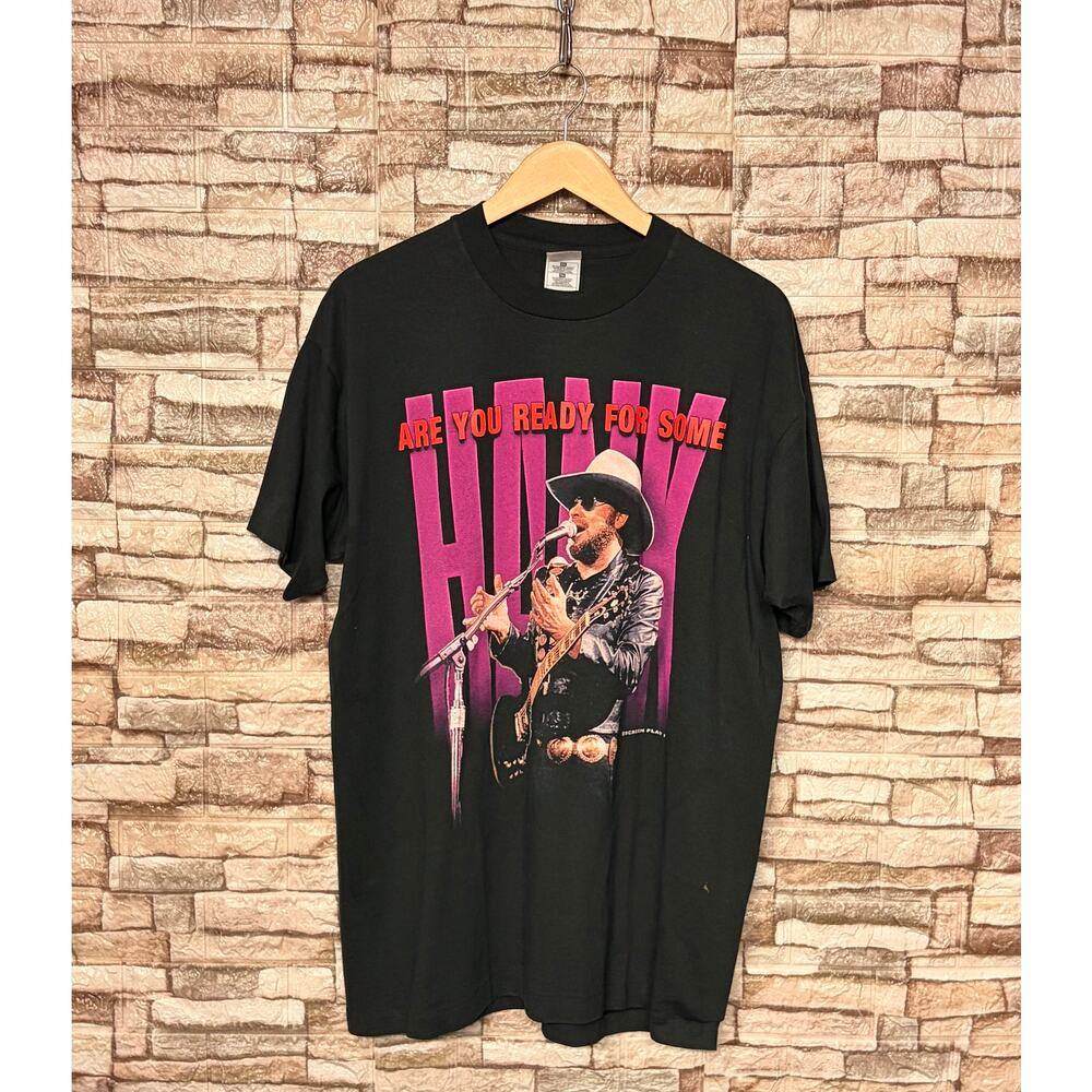 Vintage Hank Williams 90's Band Tour T shirt Sz XL vntg 1997
